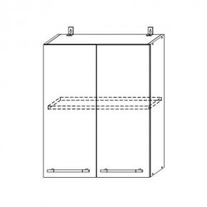 Гарда ВП 600 шкаф верхний высокий в Нюрбе - nurba.mebelnovo.ru | фото