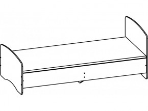кровать 1-спальная без ящиков Город SV в Нюрбе - nurba.mebelnovo.ru | фото