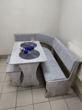 Кухонный уголок Миссия V велюр (цемент) в Нюрбе - nurba.mebelnovo.ru | фото