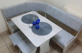 Кухонный уголок Миссия V велюр (цемент) в Нюрбе - nurba.mebelnovo.ru | фото