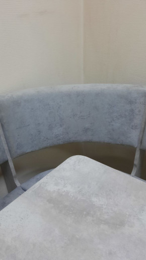 Кухонный уголок Миссия V велюр (цемент) в Нюрбе - nurba.mebelnovo.ru | фото