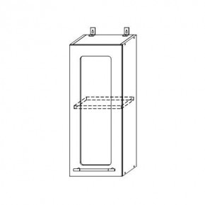 Монако ВПС 300 шкаф верхний стекло в Нюрбе - nurba.mebelnovo.ru | фото