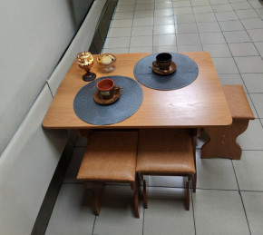 Обеденная зона Миссия (бук) в Нюрбе - nurba.mebelnovo.ru | фото