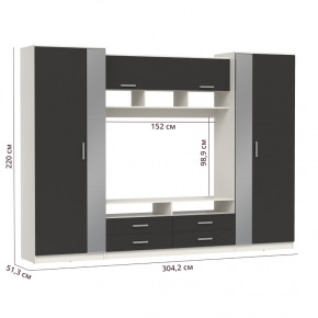 ШМЦ Вена  91.01 с зеркалом в Нюрбе - nurba.mebelnovo.ru | фото