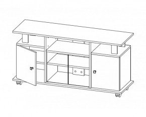 Тумба под ТВ Виста-13 Н в Нюрбе - nurba.mebelnovo.ru | фото